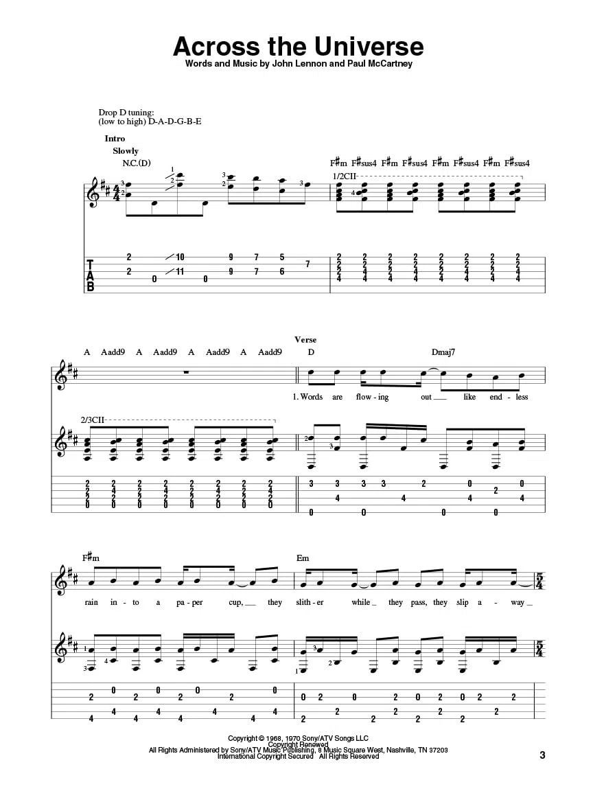 Fingerpicking Beatles: Solo Guitar