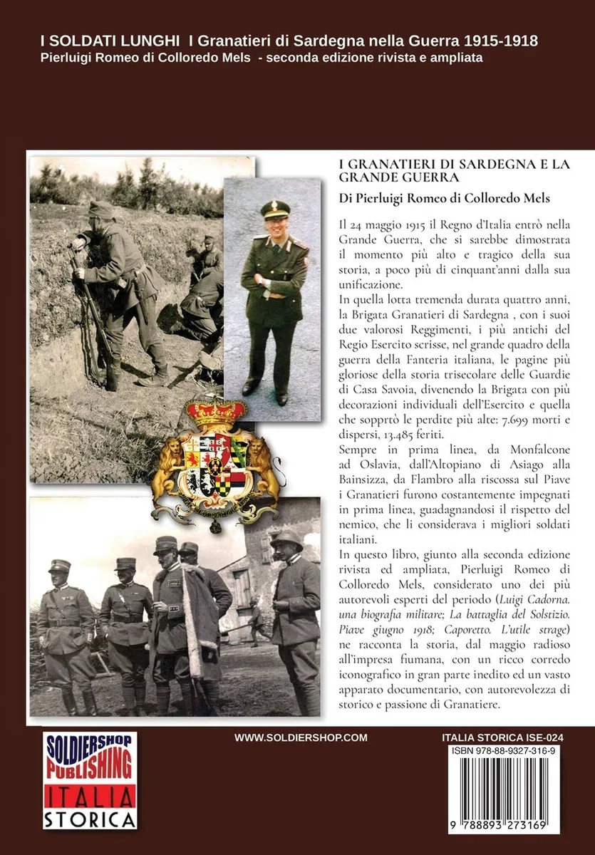 I soldati lunghi: I granatieri di Sardegna nella guerra 1915-1918: Volume 24