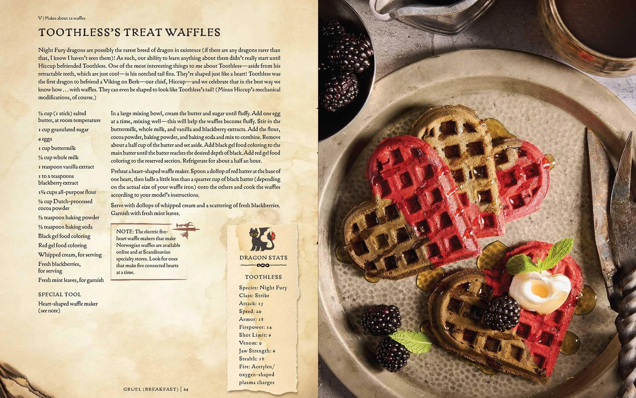 DreamWorks Dragons: Recipes from the Isle of Berk [Official Cookbook] : A Book of Feasts, Drinks, Desserts . . . and Dragons