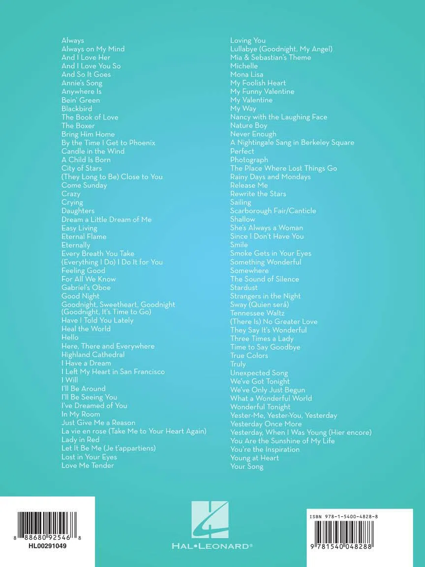 101 Most Beautiful Songs+LIBRO