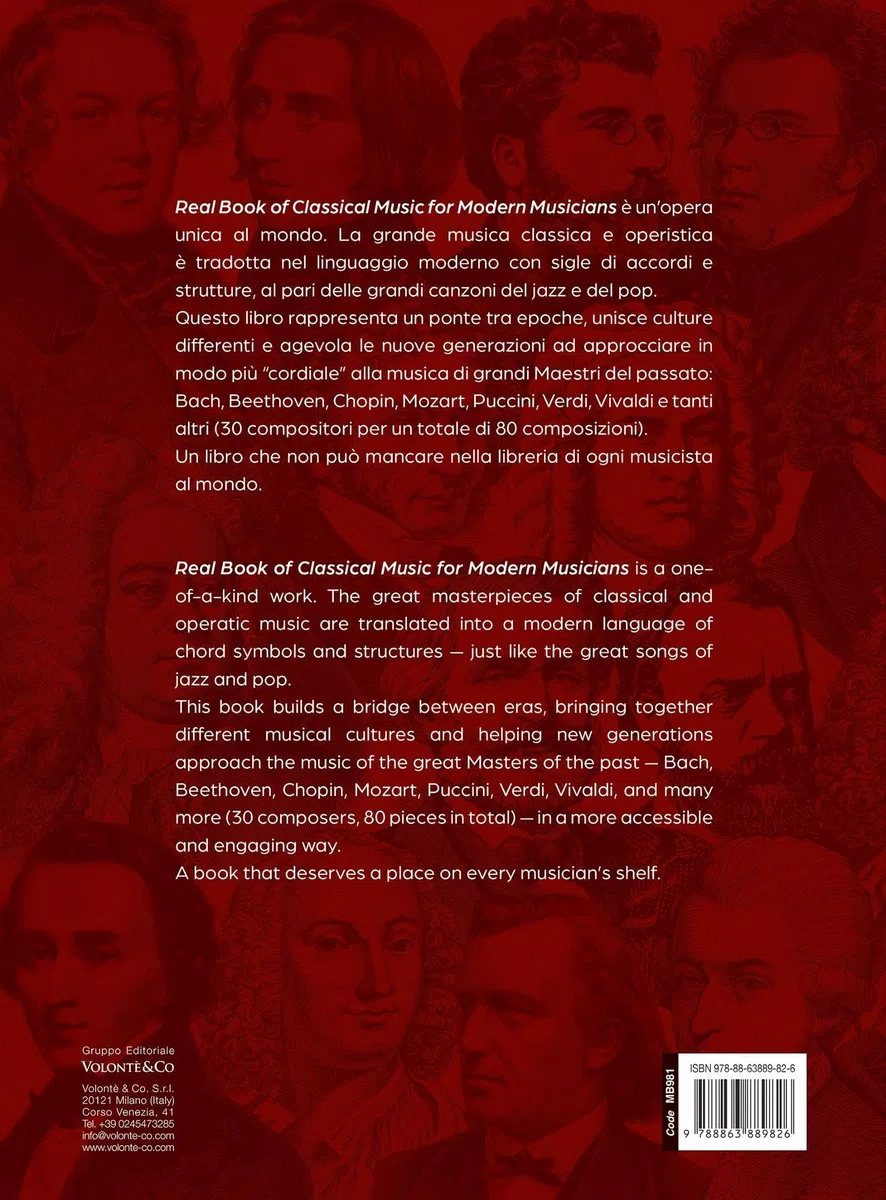 Real book of classical music for modern musicians. Ediz. italiana e inglese