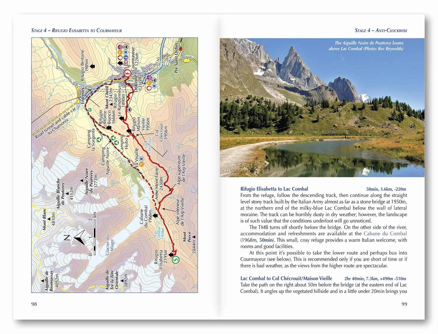 Trekking the Tour Du Mont Blanc: Classic 170km Hut-To-Hut Hike With Two-Way Route Description