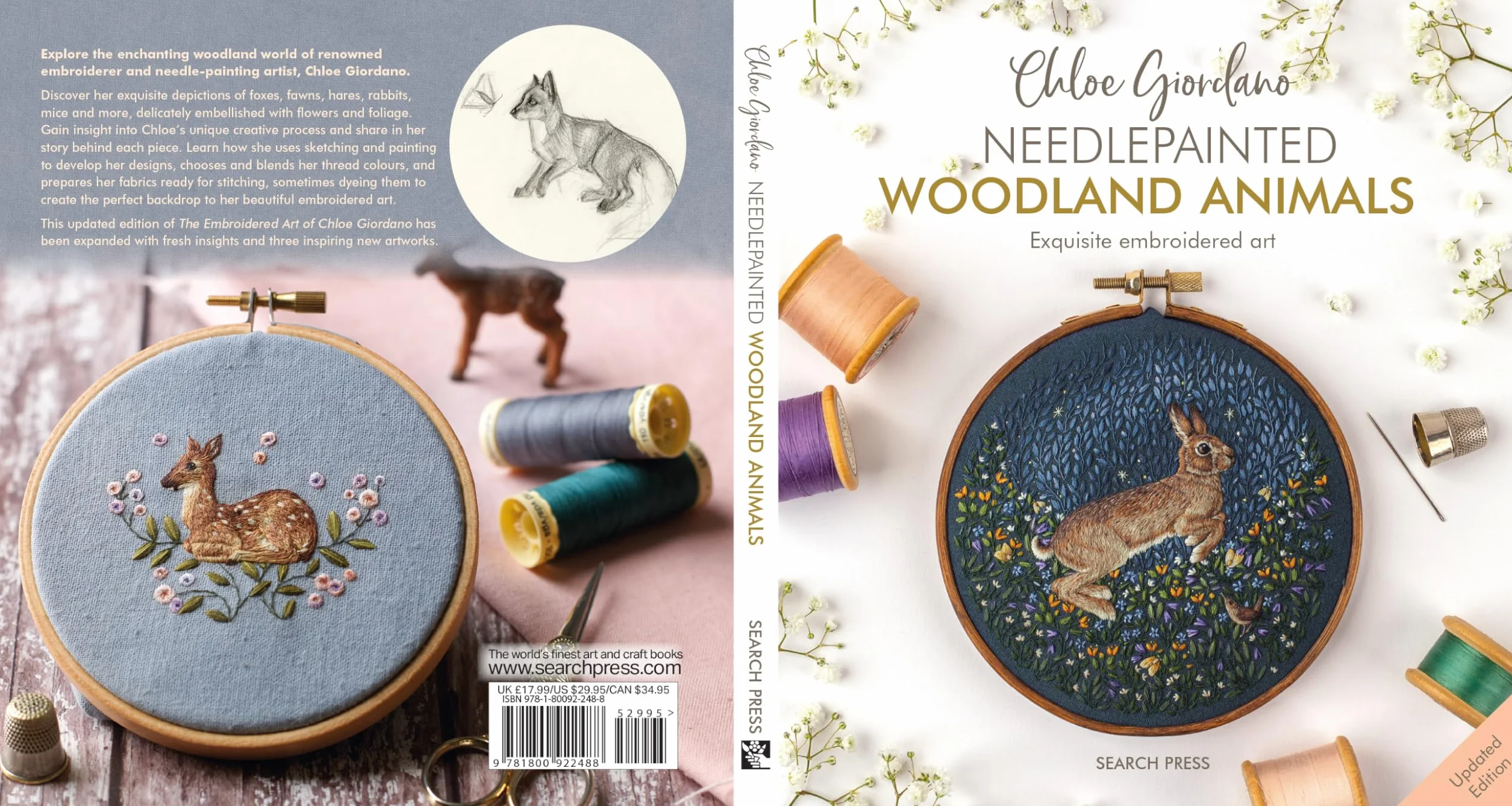 Chloe Giordano Needlepainted Woodland Animals: Exquisite Embroidered Art