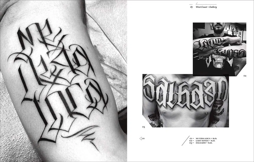The Graphic Art of Tattoo Lettering: A Visual Guide to Contemporary Styles and Designs