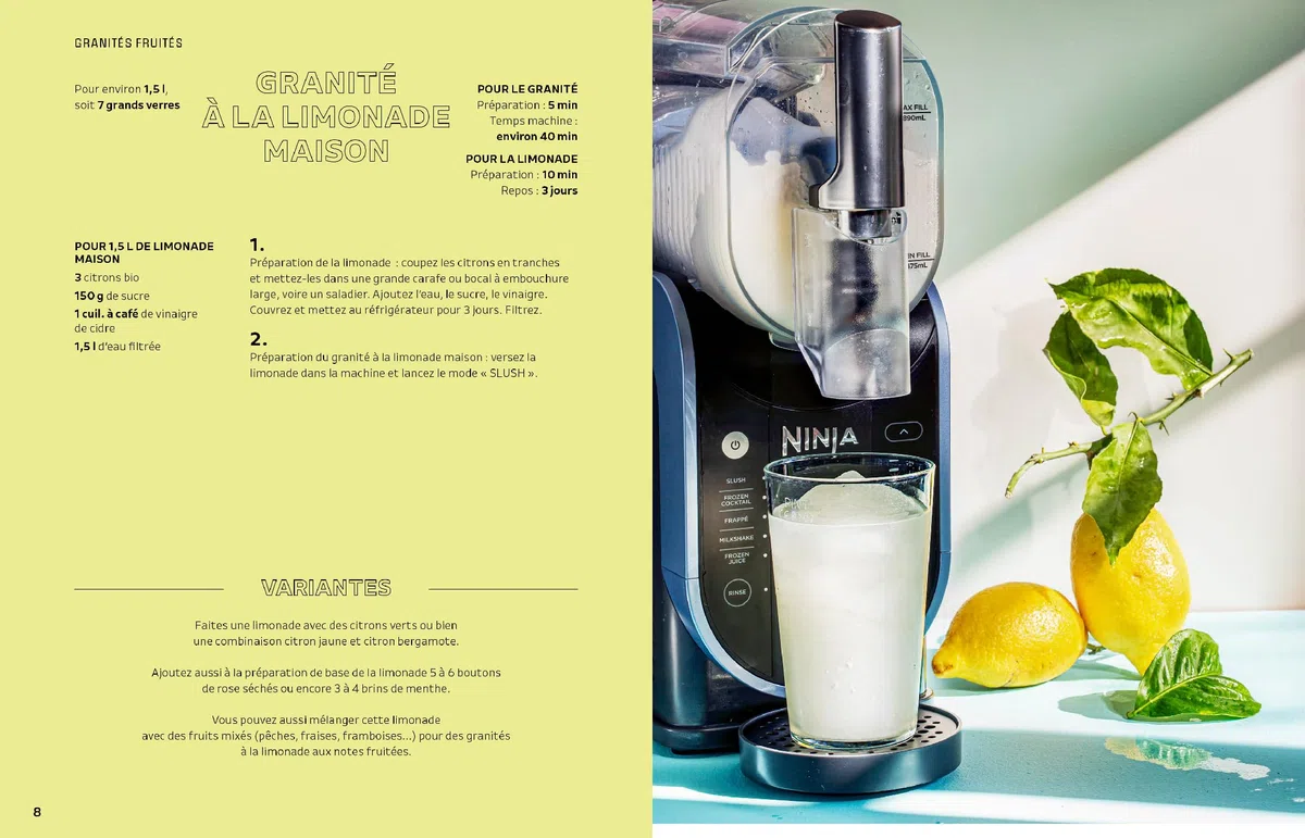 Ninja Slushi: 70 recettes de granités et boissons glacées