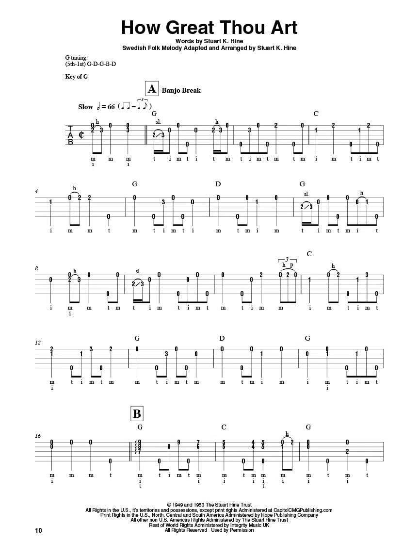 Bluegrass Gospel: Banjo Play-Along Volume 7