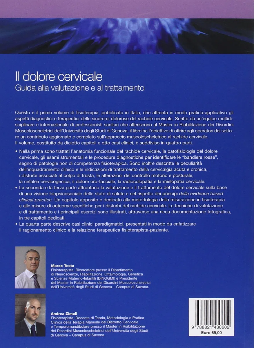 Il dolore cervicale. Guida alla valutazione e al trattamento