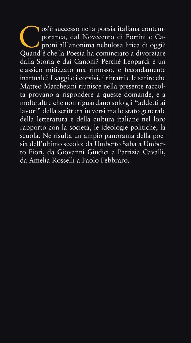 Cos'è la poesia contemporanea in Italia. Dal Novecento a oggi