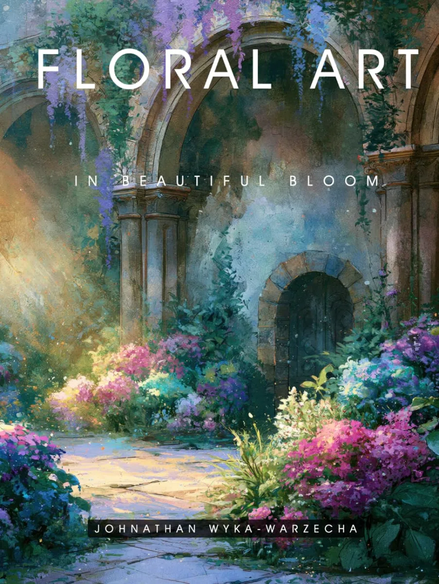 Floral Art in Beautiful Bloom: Home Decor and Interior Design Accent Piece | Flower Art for Mindfulness and Relaxation | Hardcover Coffee Table Book