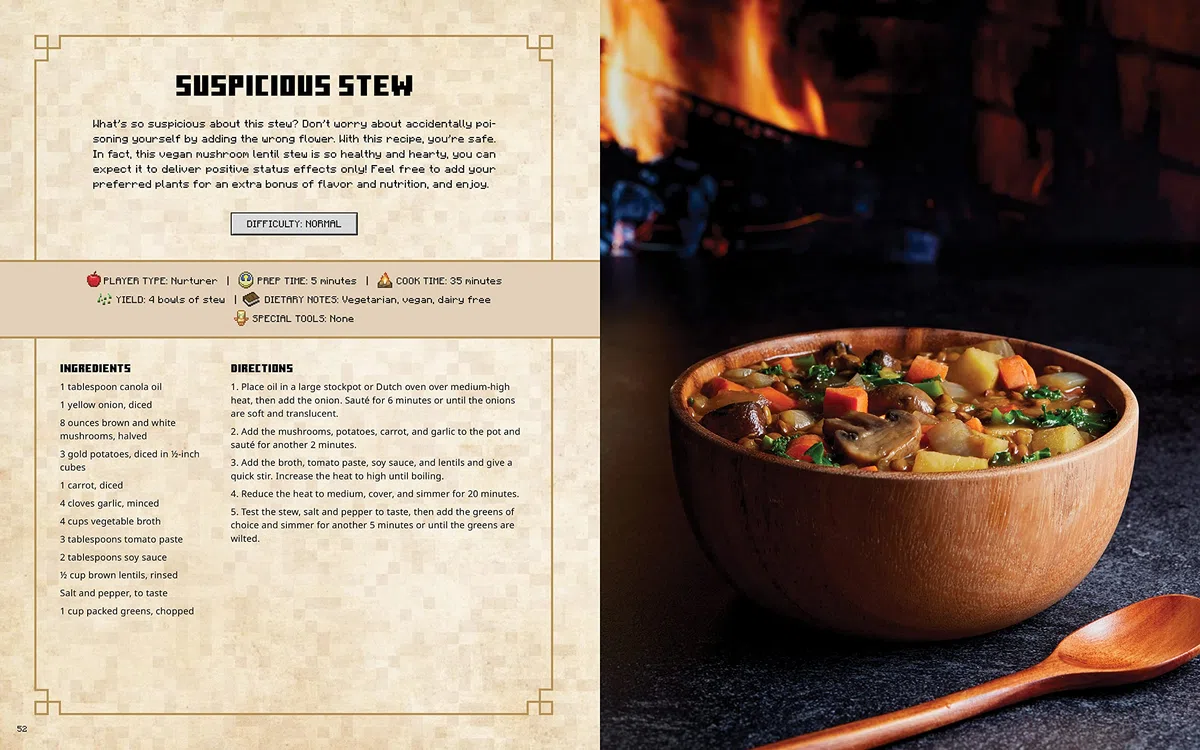 Minecraft: Gather, Cook, Eat: Official Cookbook