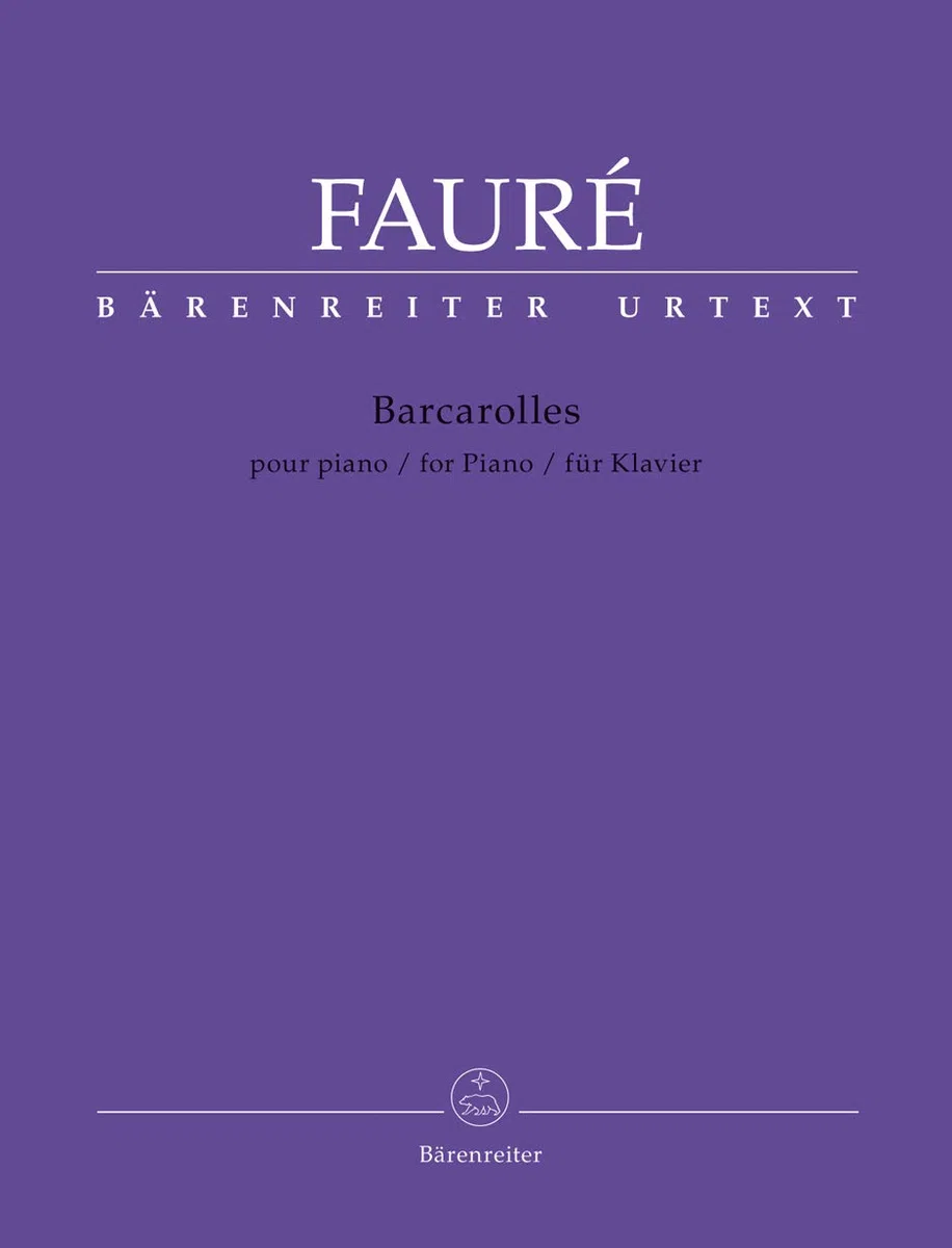Barcarolles. Spielpartitur, Sammelband, Urtextausgabe