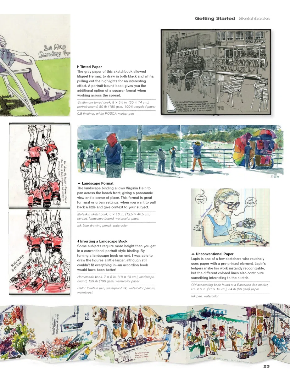 Sketching People: An Urban Sketcher's Manual to Drawing Figures and Faces