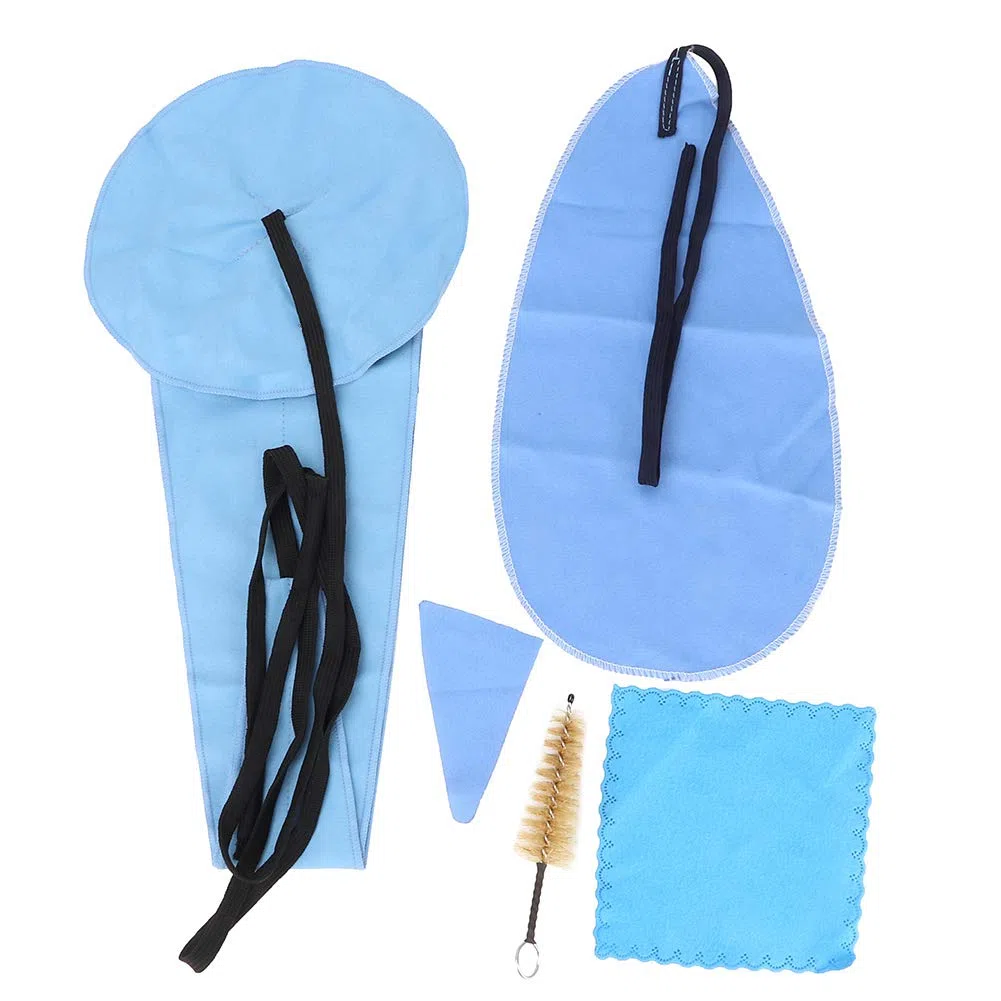 5 Pezzi Kit di Pulizia per Sassofono, Kit di Panno per Pulizia per Sassofono, Tampone di per Sax Tenore Soprano Contralto per Strumenti a Fiato