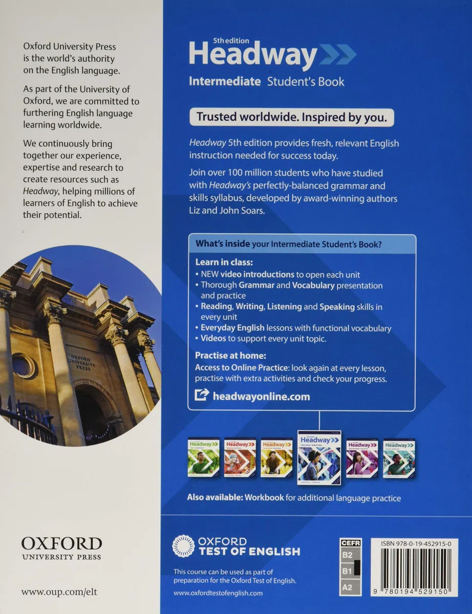 Headway Intermediate. B1. Student book. Per le Scuole superiori. Con e-book. Con espansione online: Intermediate Student's Book Practice Online