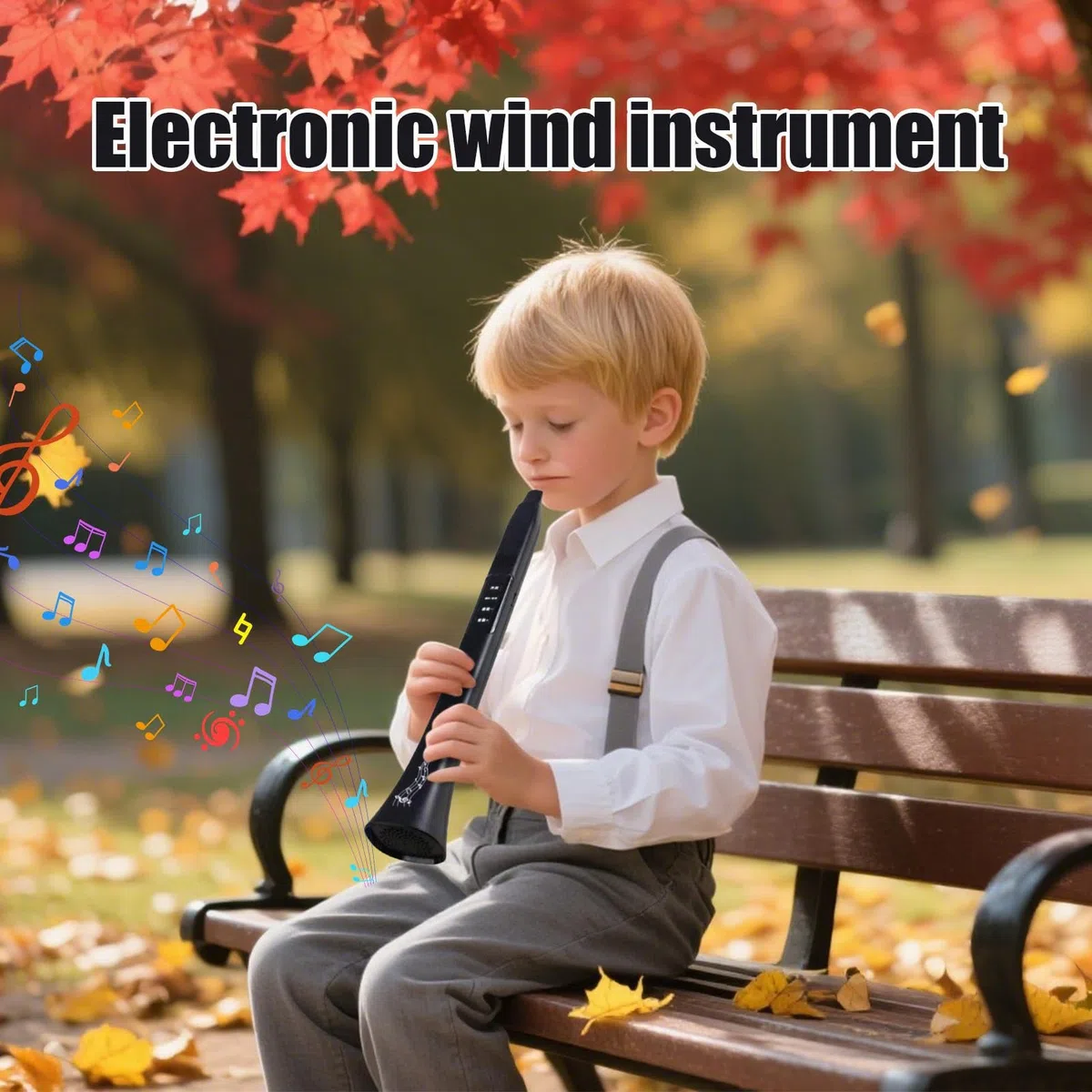 Strumento A Fiato Elettronico Digitale, Sintetizzatore Portatile Digitale, Attrezzatura Musicale Ricaricabile Con Connessione Senza Fili Per Principianti Bambini E Adulti