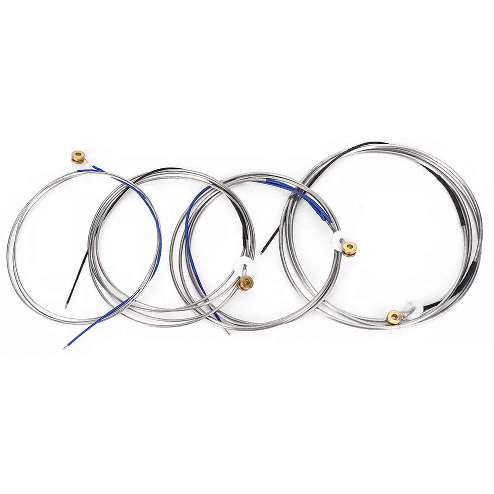 Corde per Contrabbasso, Acciaio Professionale per Suono Eccellente, Accessori Strumenti Musicali, Durevolezza e Precisione for Musicisti Professionisti, Concerti, Studi