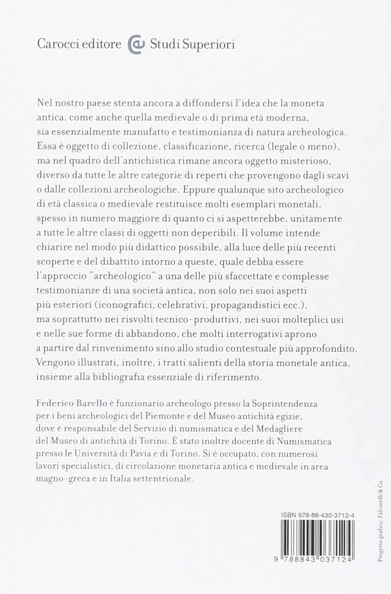 Archeologia della moneta. Produzione e utilizzo nell'antichità
