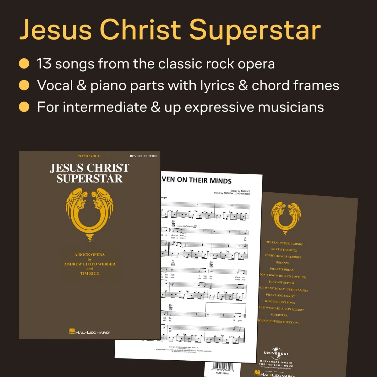 Jesus Christ Superstar Vocal Selections: A Rock Opera