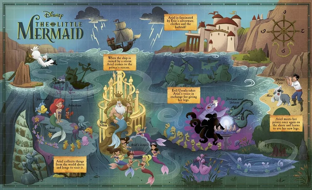 The Disney Book of Maps: A Guide to the Magical Worlds of Disney and Pixar