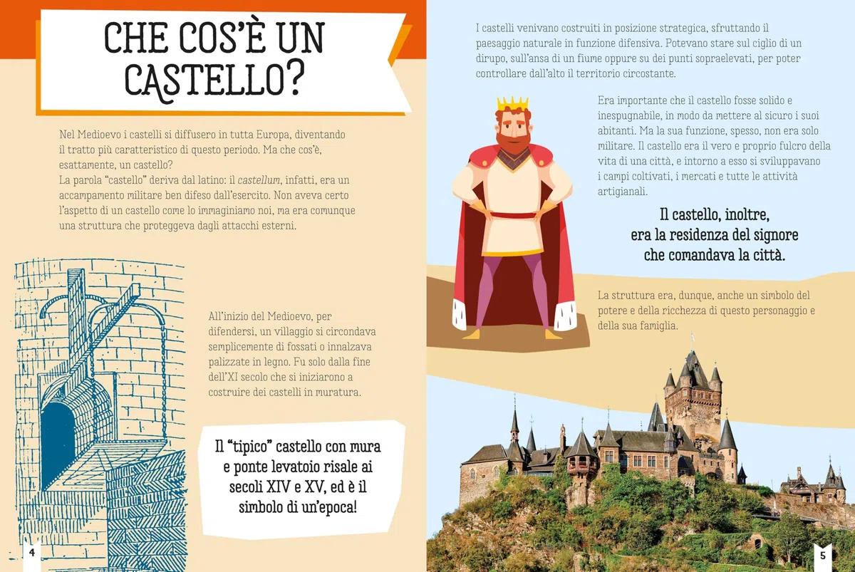 Il castello medievale 3D. Ediz. a colori. Con modellino 3D da costruire