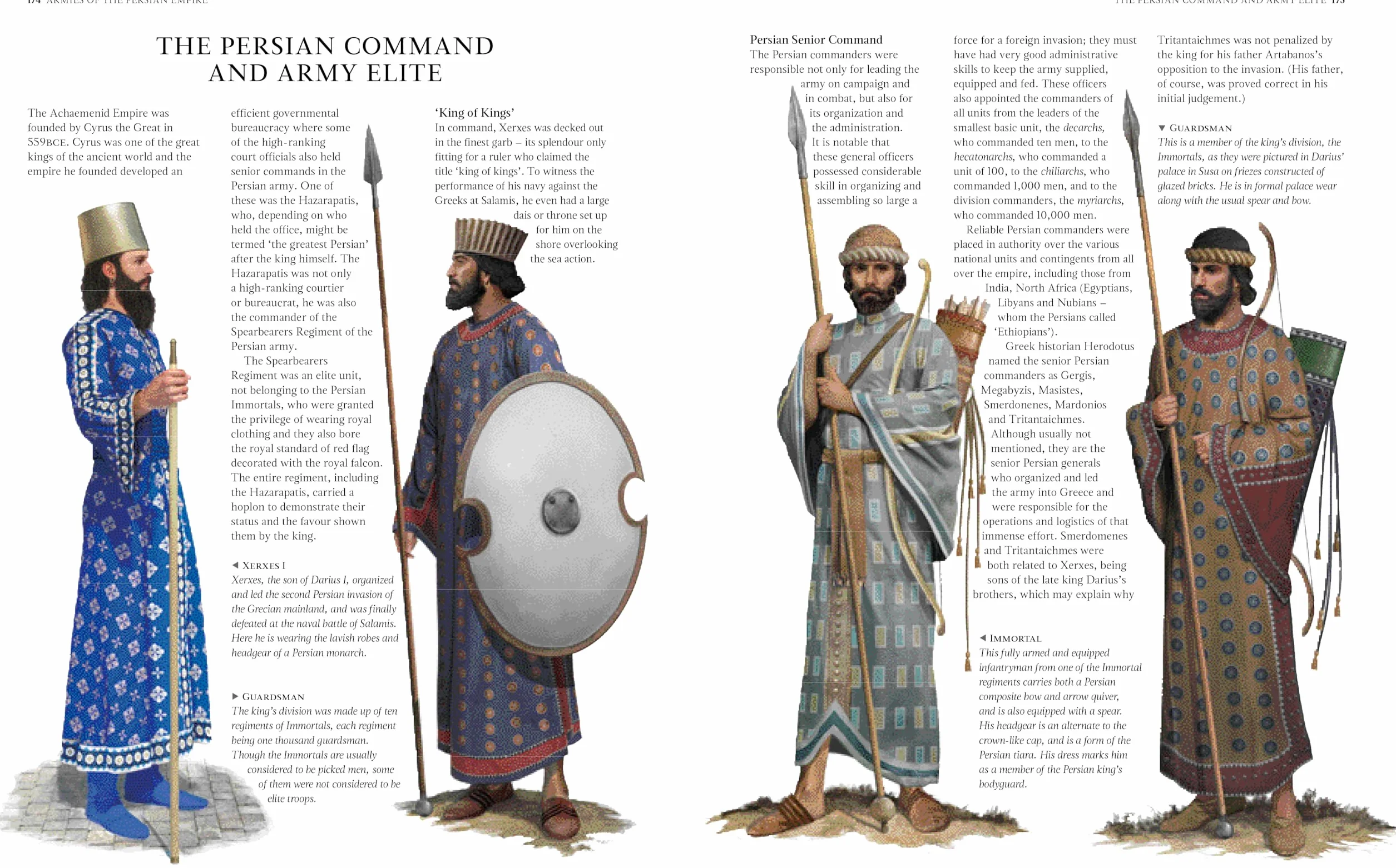 An Illustrated Encyclopedia of Uniforms of the Ancient Greek World: A Detailed Study of the Fighting Men of Classical Greece and the Ancient World, ... Myceneans, Spartans, Persians and Macedonians