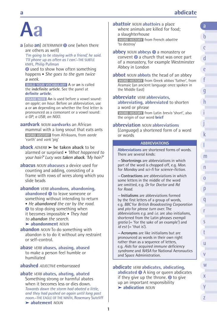 Oxford English Dictionary for Schools