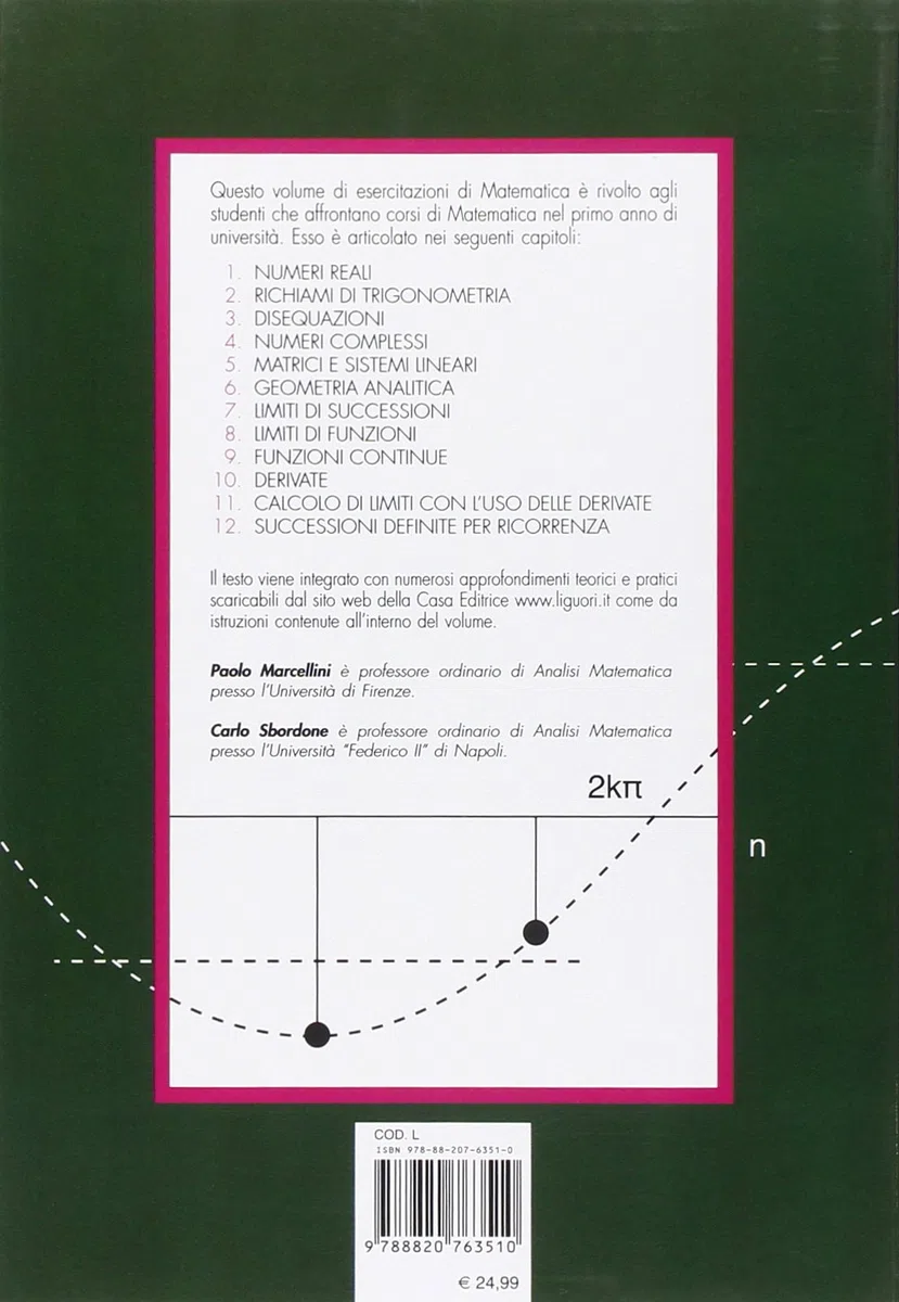 Esercitazioni di matematica (Vol. 1/1)