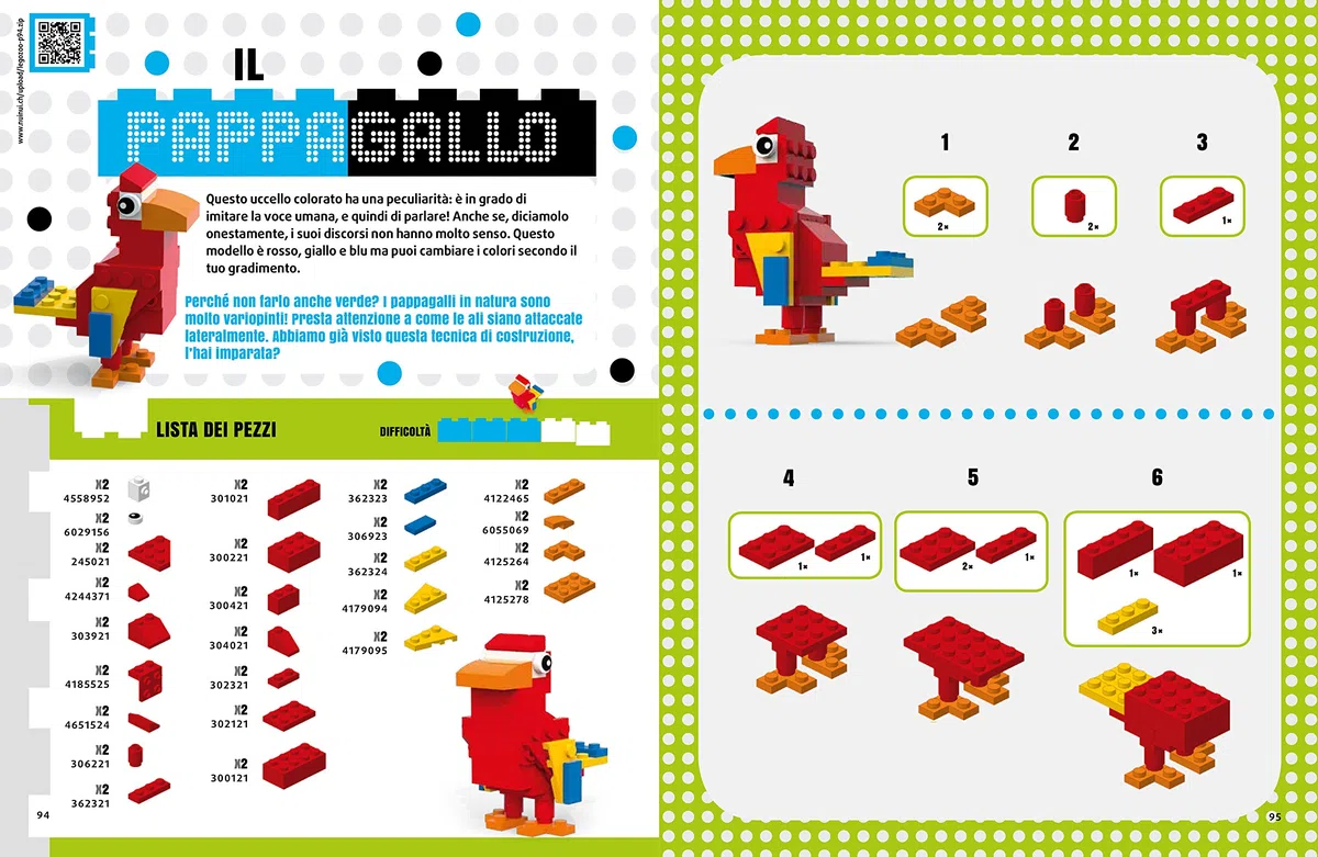 Lo zoo Lego. 50 modelli di animali facili e per bambini. Ediz. a colori