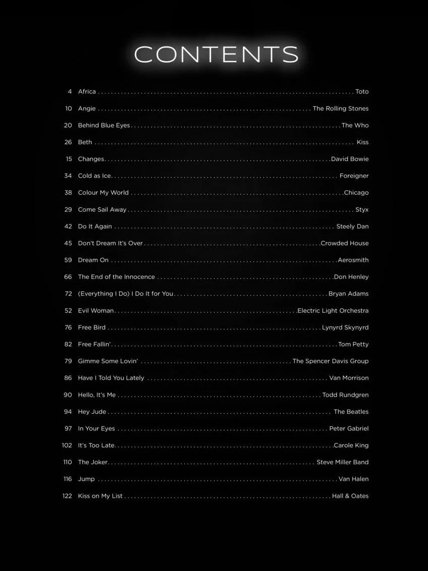 First 50 Classic Rock Songs You Should Play On Piano