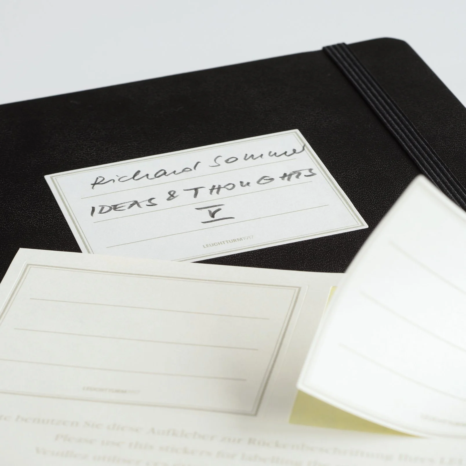 LEUCHTTURM1917 316927 Rubrica tascabile A6, copertina rigida, nero