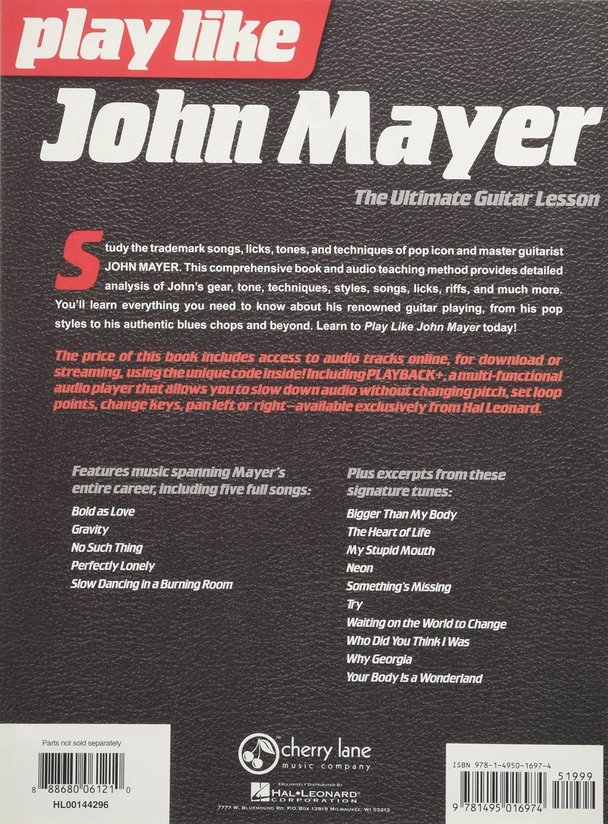 Play Like John Mayer: The Ultimate Guitar Lesson, With Downloadable Audio