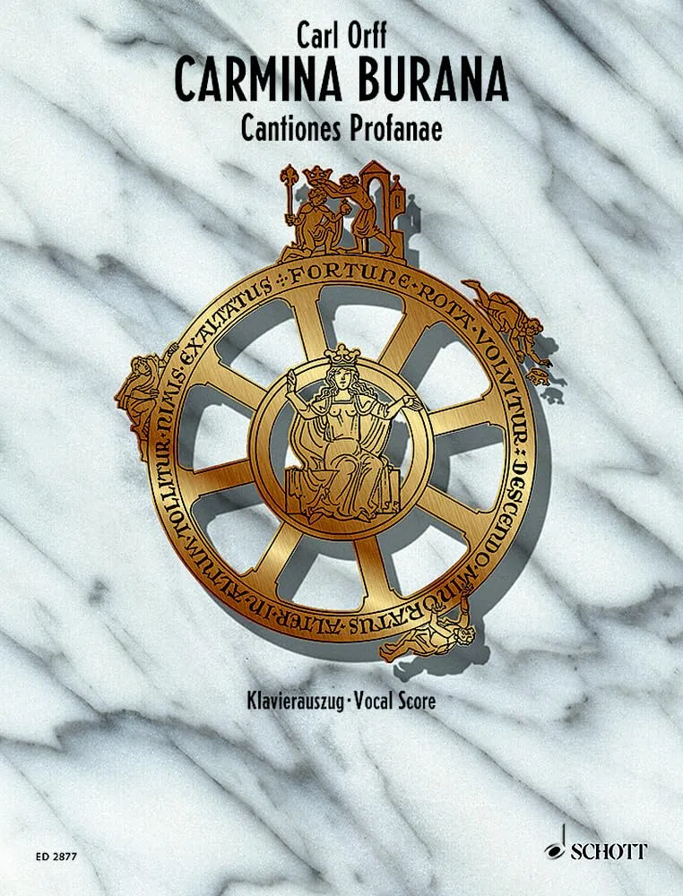 Carmina Burana Vocal Score: Cantiones profanae. Soli (STBar), gemischter Chor (SATB), Kinderchor und Orchester. Klavierauszug.