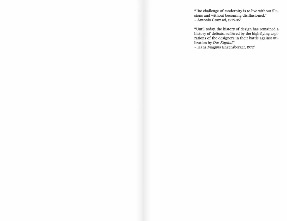What Design Can’t Do: Essays on Design and Disillusion