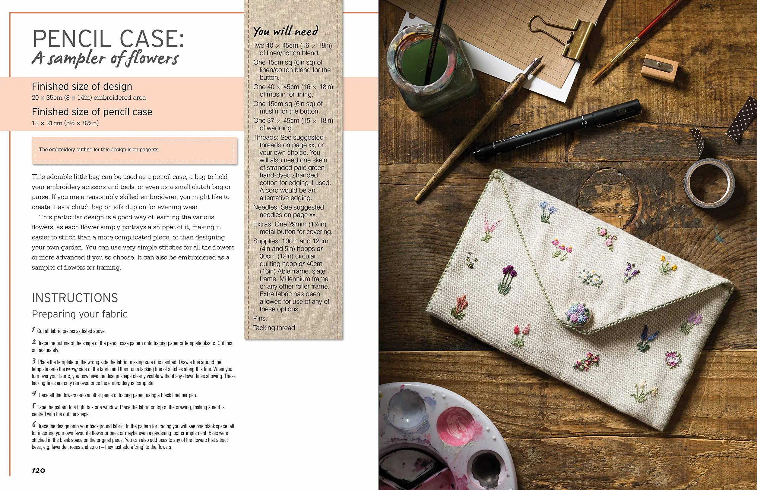 Embroidered Country Gardens: Create Beautiful Hand-Stitched Floral Designs Inspired by Nature